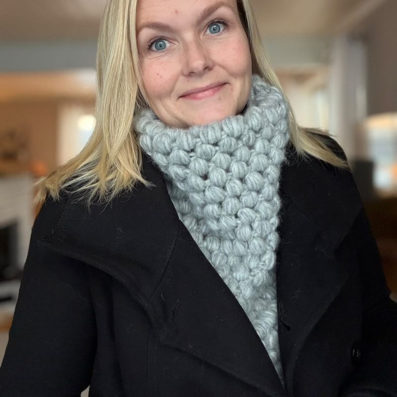 Chestnut Cowl Heklemønster